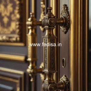 Traditional Brass Door Handle Collection BDR-8139