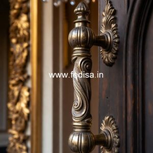 Antique Brass Door Handle Designs Vintage Style BDR-8165