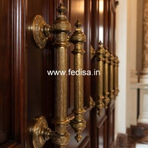 Traditional Brass Door Handle Styles BDR-8167