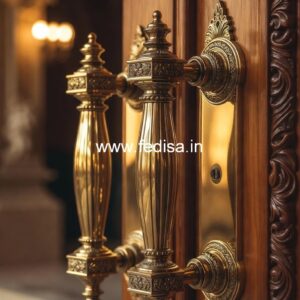 Vintage Brass Entry Door Styles BDR-8174