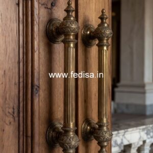 Designer Brass Door Handles for Luxury Homes BDR-8243