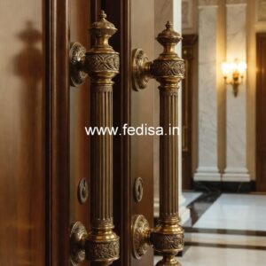Antique Finish Brass Door Handle BDR-8259