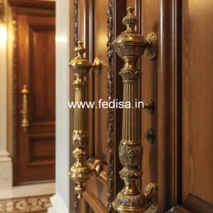Brass Door Handle with Royal Finish BDR-8278