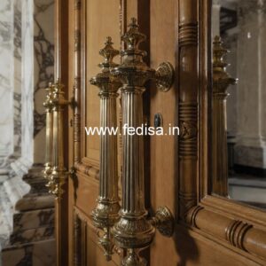 Brass Door Handle with Unique Design BDR-8330