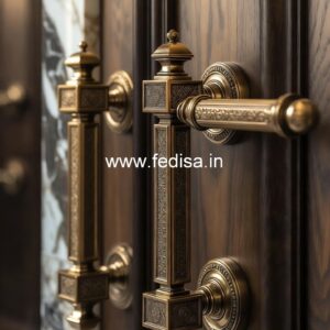 Classic Brass Door Handles for Wooden Doors BDR-8361