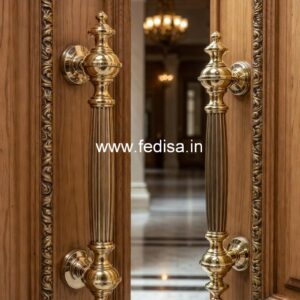 Stylish Main Door Brass Handles for Homes BDR-8376