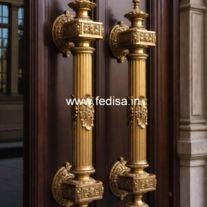 Classic Brass Door Handles for Traditional Homes BDR-8395