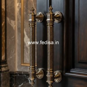 High-End Brass Door Handles for Premium Homes BDR-8413