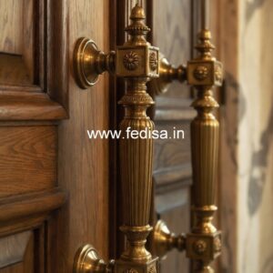 Stylish Luxury Brass Handles for Main Doors BDR-8424