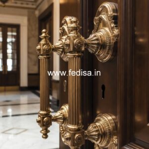 Luxury Brass Door Handles for Modern Interiors BDR-8448