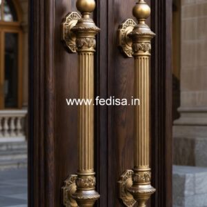 Sleek Brass Door Handle Inspirations BDR-8481