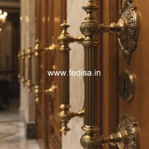 Minimalist Brass Door Hardware Designs BDR-8486
