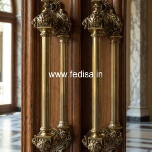 Minimal Brass Door Handle Designs BDR-8489