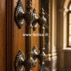 Antique Brass Door Hardware Designs BDR-8540