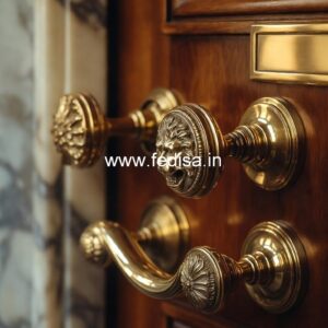 Traditional Brass Door Handle Collection BDR-8541