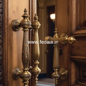 Classic Brass Door Handle Collection BDR-8555