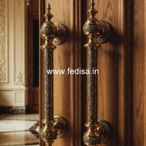Antique Brass Door Handle Trends 2044 BDR-8575