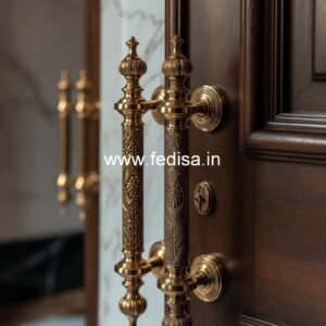 28 Stunning Brass Door Handle Designs You Must See BDR-8578