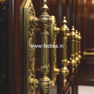 Stunning Entry Door Brass Handles BDR-8588
