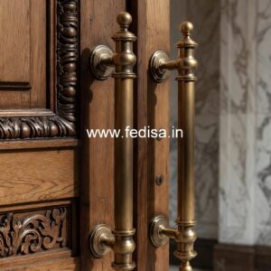 Traditional Brass Door Handle India Style BDR-8654