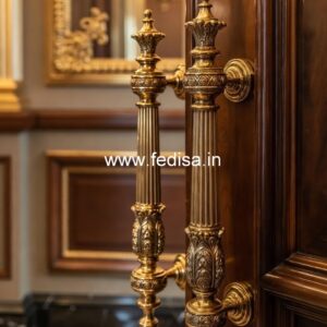 Elegant Brass Handles for Main Door BDR-8665