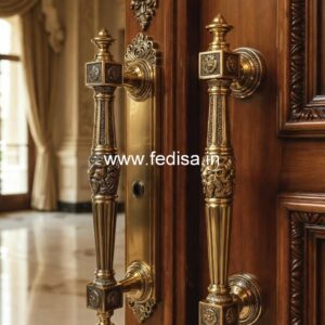 Brass Door Handle for Elegant Homes BDR-8697