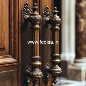 Brass Door Handle for Royal Homes BDR-8705