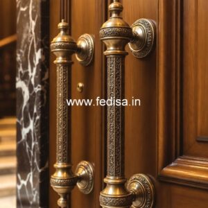 Brass Door Handle for Elegant Entry BDR-8720