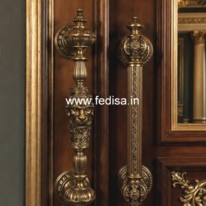 Designer Brass Door Handles for Modern Homes BDR-8747
