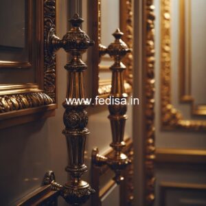 Classic Brass Door Handles for Traditional Homes BDR-8797