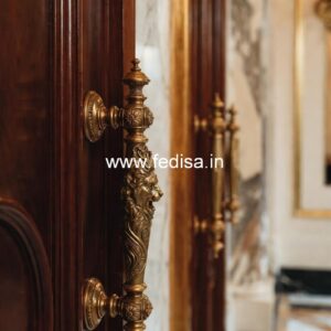 Luxury Brass Door Handle Designs for Villas BDR-8814