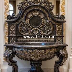 Stylish Marble Bathroom Basin Decor No-019