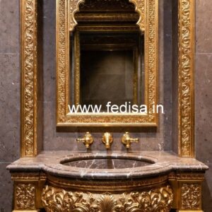 Marble Wash Basin Design for Small Bathrooms No-029
