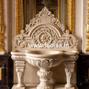 Marble Wash Basin Ideas for Villas No-038