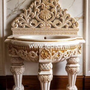 Luxury Marble Wash Sink Designs No-047