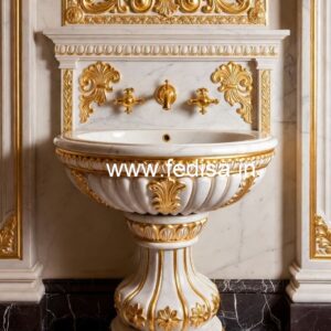 Marble Sink Collection for Stylish Bathrooms No-058