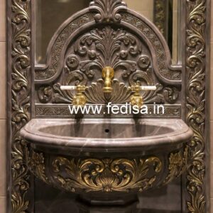 Marble Bathroom Sink for Contemporary Spaces No-064