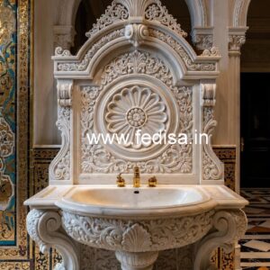 Decorative Marble Bathroom Sink Inspiration No-087
