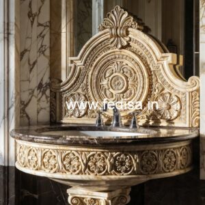 Premium Marble Basin for Luxury Decor No-088