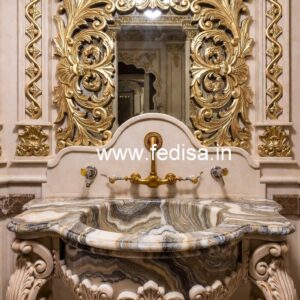Marble Wash Basin for Stylish Apartments No-139