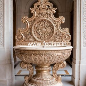 Decorative Marble Wash Basin for Villas No-181