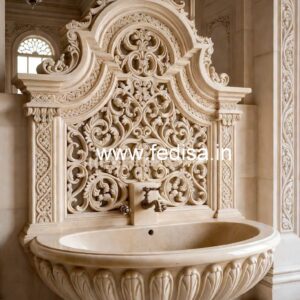 Luxury Marble Bathroom Basin with Vanity No-295