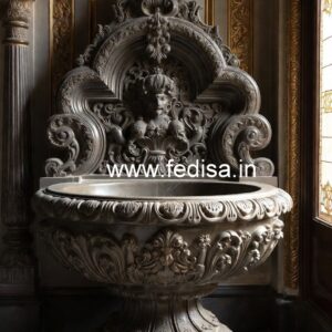Marble Wash Basin with Stone Texture No-330