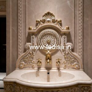 Luxury Marble Basin Decor Inspiration No-353