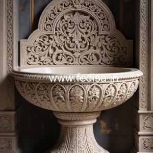Luxury Marble Wash Basin for Apartments No-382