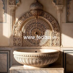 Stylish Marble Basin Design Collection No-384