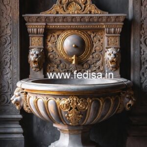 Contemporary Marble Wash Sink Decor No-410