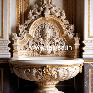 Artistic Marble Bathroom Basin Collection No-457