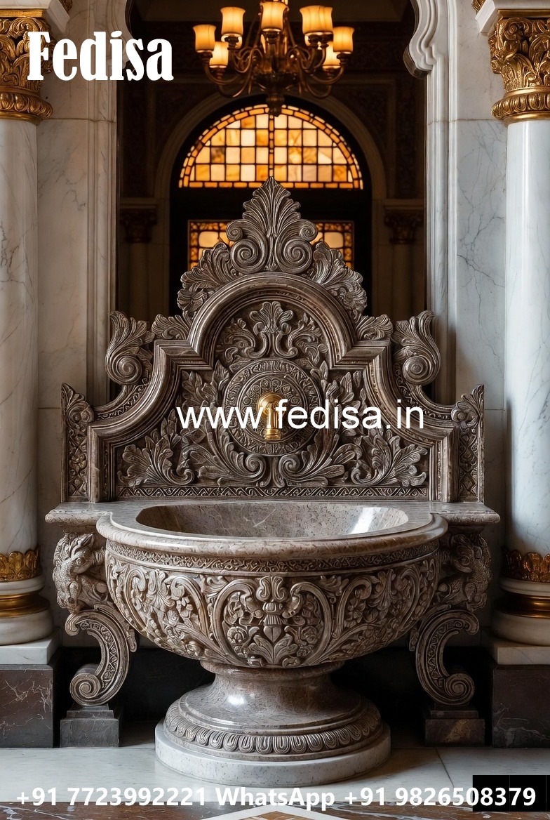 Marble Wash Basin with Designer Texture No-474