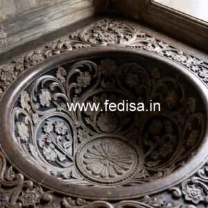 Decorative Marble Sink with Artistic Finish No-528